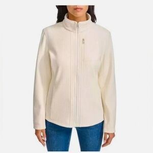 *Andrew Marc Women's Ribbed Full Zip Jacket With Pockets